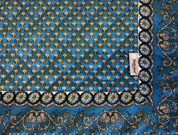 tapis dentelle petrole zoom