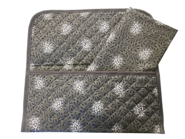 pochettes serviettes garlaban gris