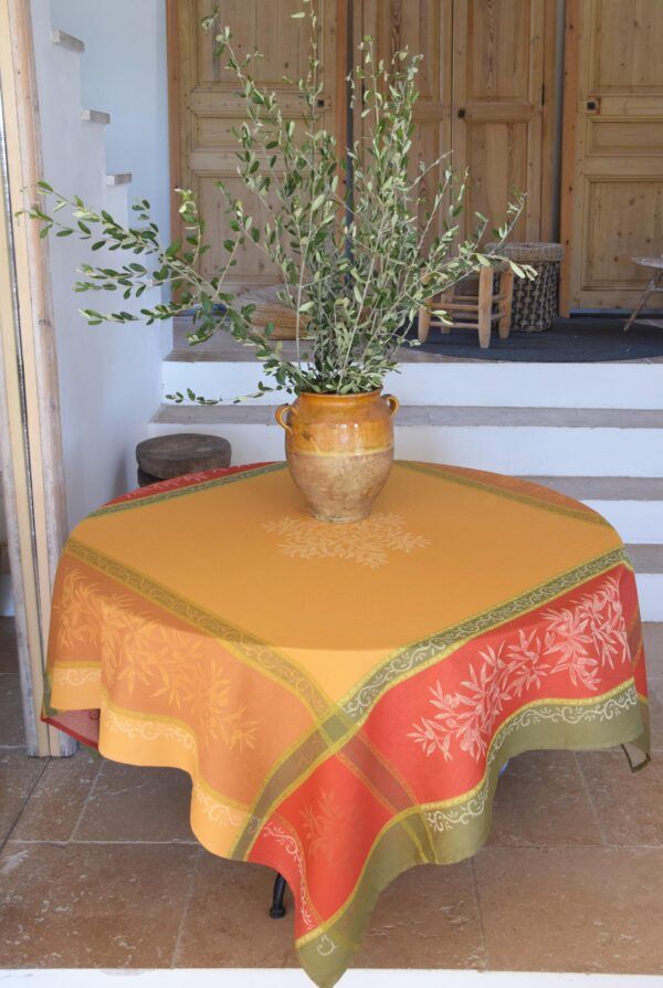 OLIVE jacquard coton – Image 4