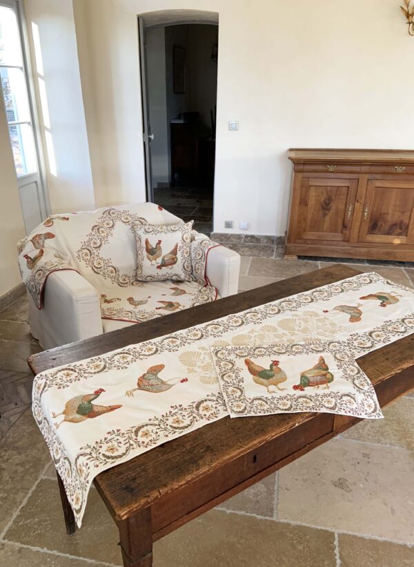 CHANTECLERC Plaid et Set