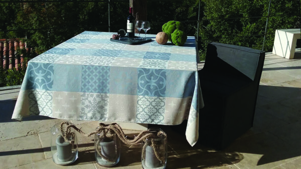 Nappe CARCES jacquard enduit