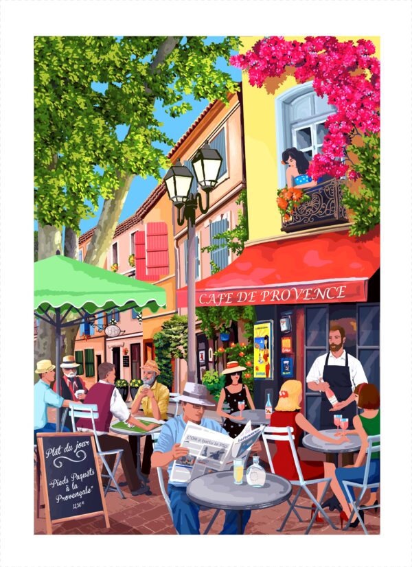 Torchon Café provençal