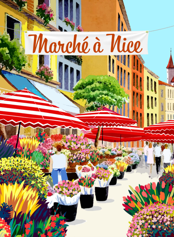 Torchon Marché à Nice