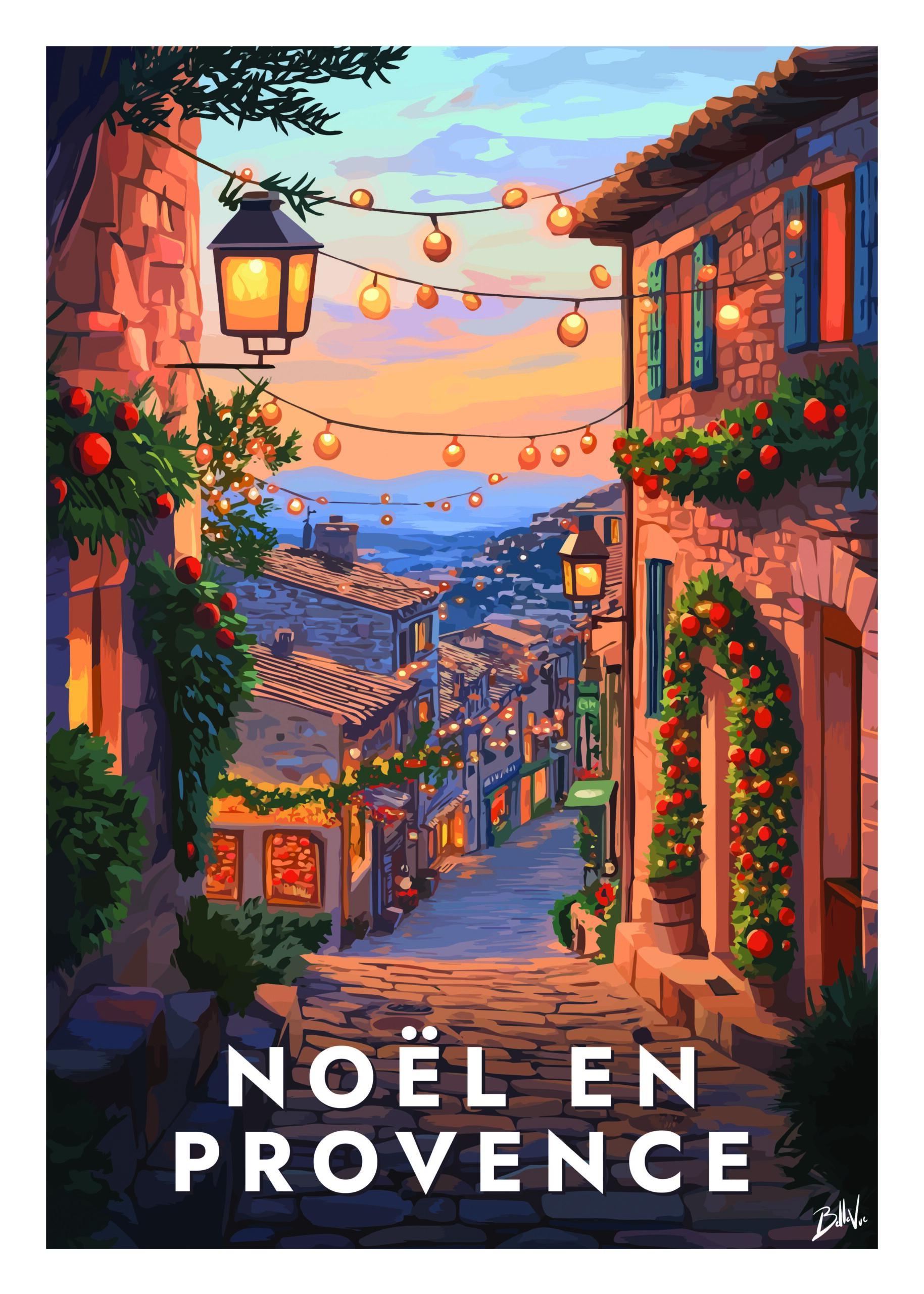 Torchon Noel en Provence