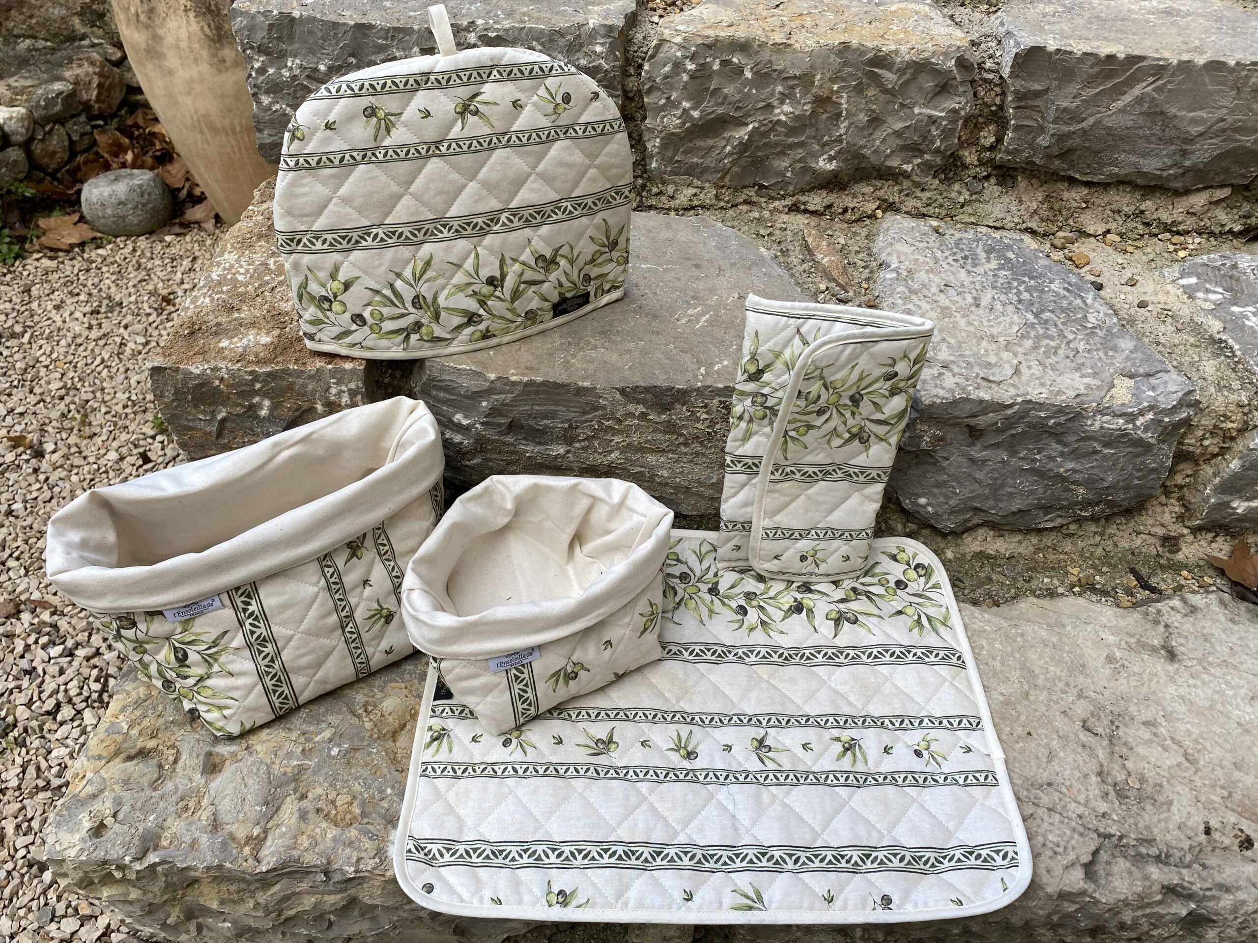 Set matelassé Oliveraie – Image 4